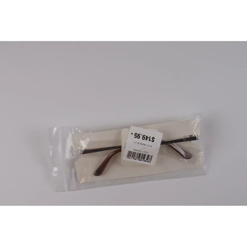 Runway Eyewear Unisex Glasses RT811 Brown Solid 53-16-135 Titanium NWT